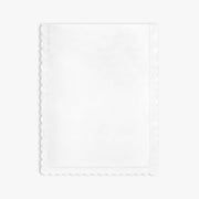 Scalloped Starlight Baby Duvet - White