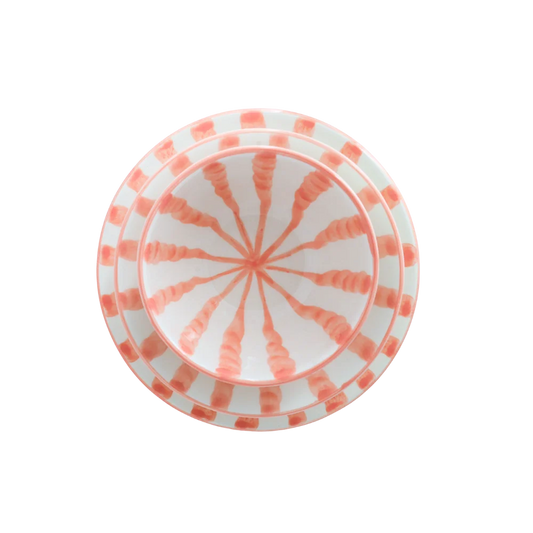 Wave Dinner Set - Blush - 3 Piece