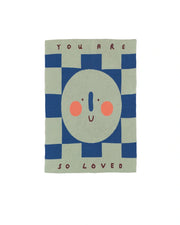 You Are So Loved Knit Mini Blanket