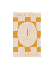 You Are So Loved Knit Mini Blanket