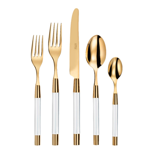Zoe - 5 Piece Place Setting (PVD Gold)