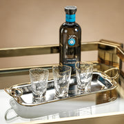 Aperitivo Hammered Shot Glasses with Gold Rim (Set of 6)