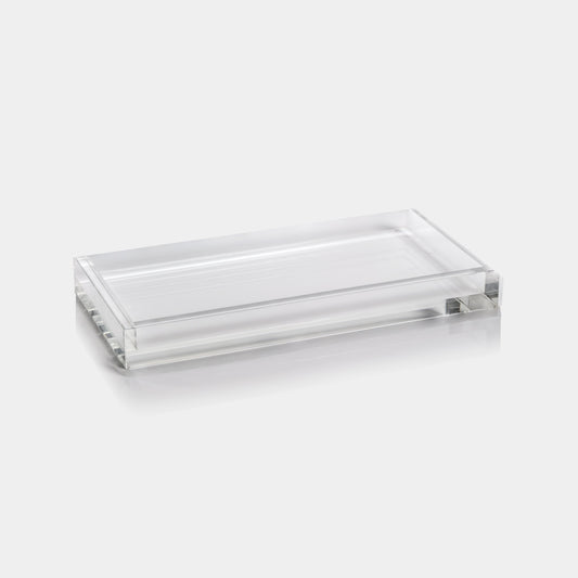 Claire Crystal Glass Vanity Tray