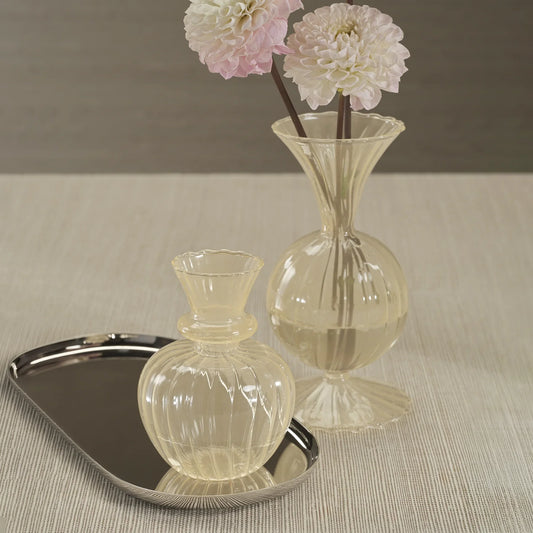 Treviso Piccola Glass Vase - Yellow Cloud - 4 in