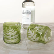 Fern Leaf Rock Glasses (Set of 6)