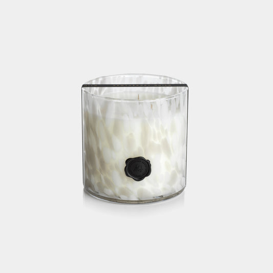 Apothecary Guild Opal Glass Three-Wick Candle, Gardenia
