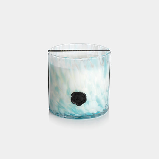 Apothecary Guild Opal Glass Three-Wick Candle, Sunset Beach