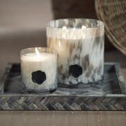 Apothecary Guild Opal Glass Three-Wick Candle, Gardenia