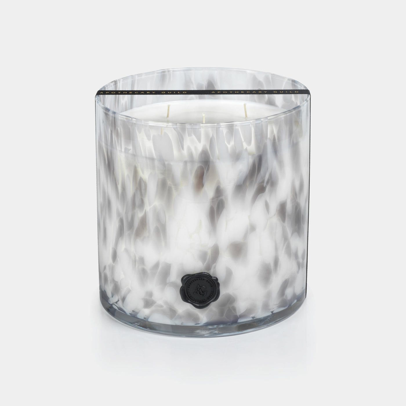 Apothecary Guild Opal Glass Five-Wick Candle, Lemon Peel, Lavender