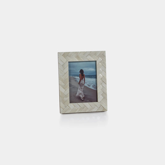 Bone Braided Photo Frame (5 x 7)