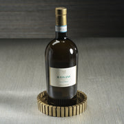 Cirque Metal Wine Bottle Coaster