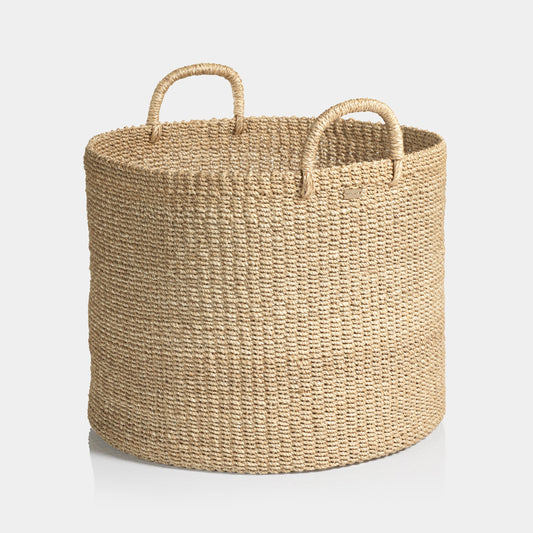 Camille Round Abaca Basket