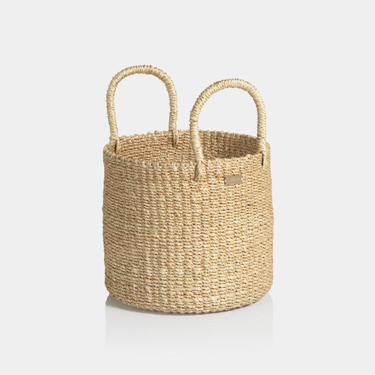 Camille Round Abaca Basket