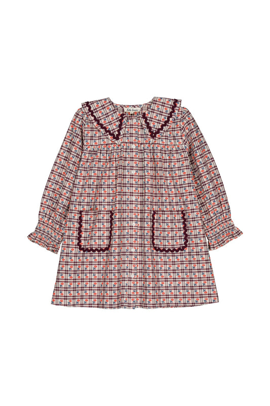 Agatha Dress in Camelia Check