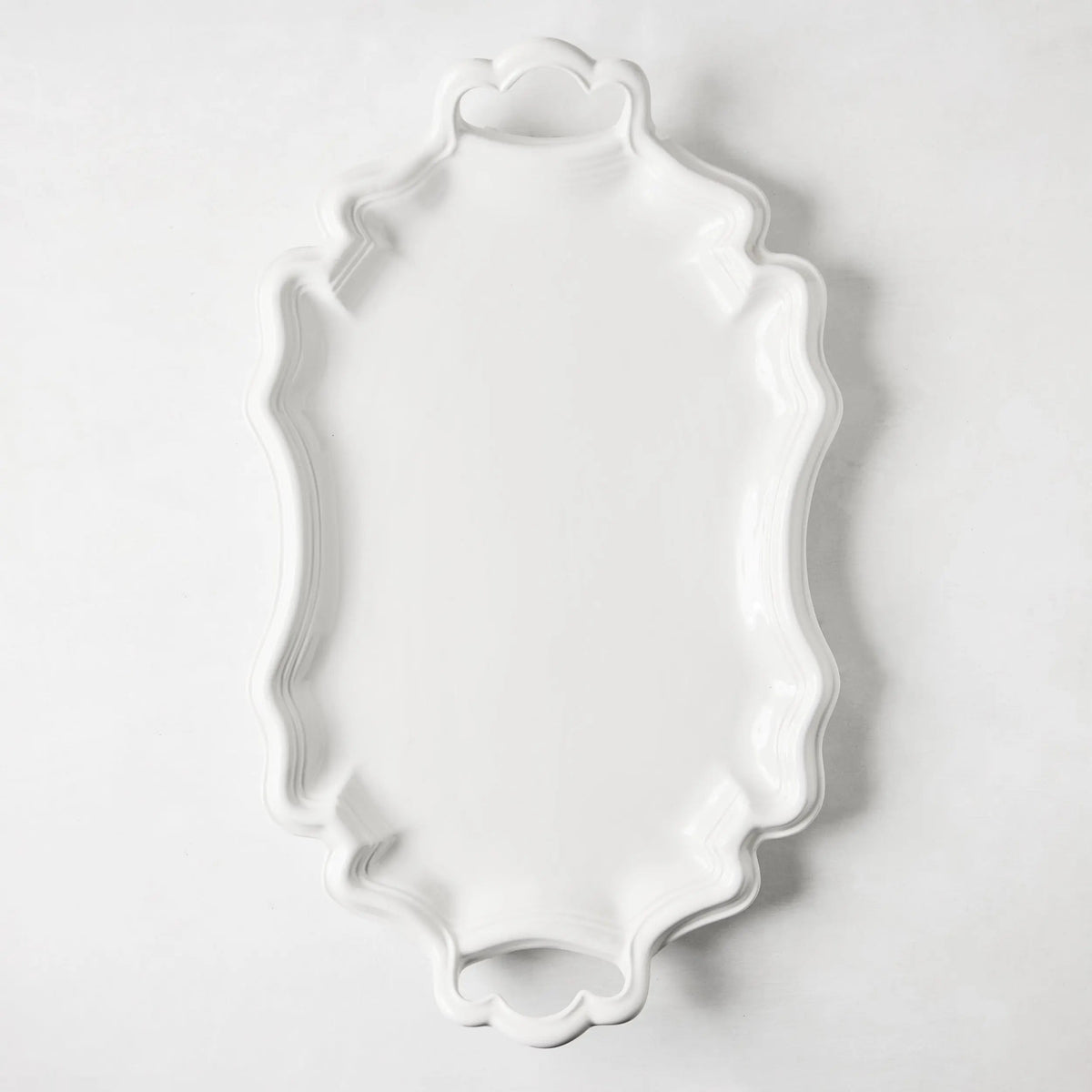 Amalfi Ceramic Serving Platter with Handles