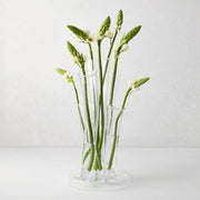 Angelina Small Scissor-Cut Glass Vase