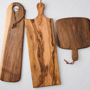 Artisan Olive Wood Oval Serving Board