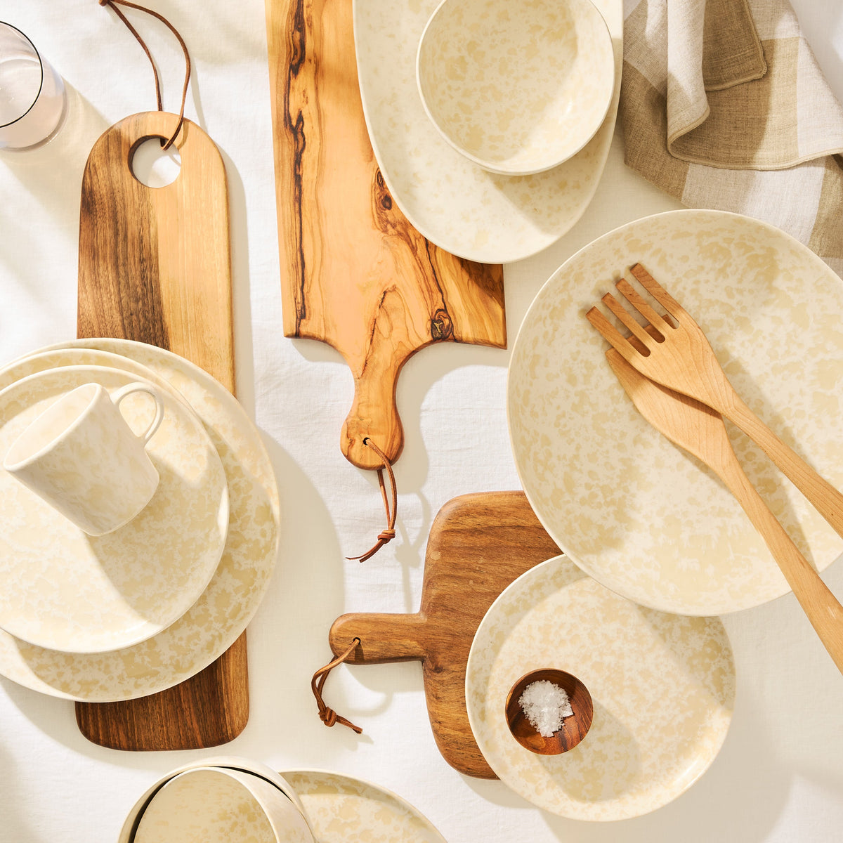Artisan Olive Wood Oval Serving Board