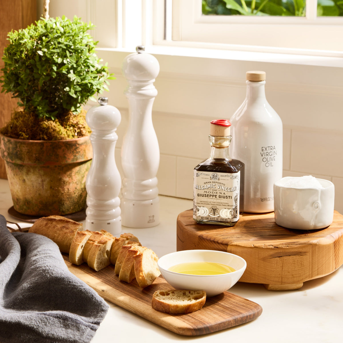 Artisan Olive Wood Oval Serving Board