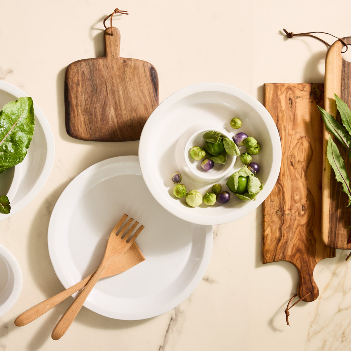 Artisan Rectangular Walnut Wood Serving Board