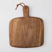 Artisan Walnut Wood Square Serving Board