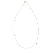 Initial Bezel Necklace