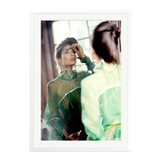 Bianca Jagger in Green
