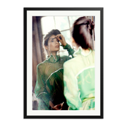 Bianca Jagger in Green