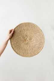 Binga Blonde Natural Woven Wall Basket