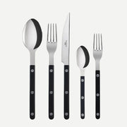Black Bistro 5-Piece Flatware Set