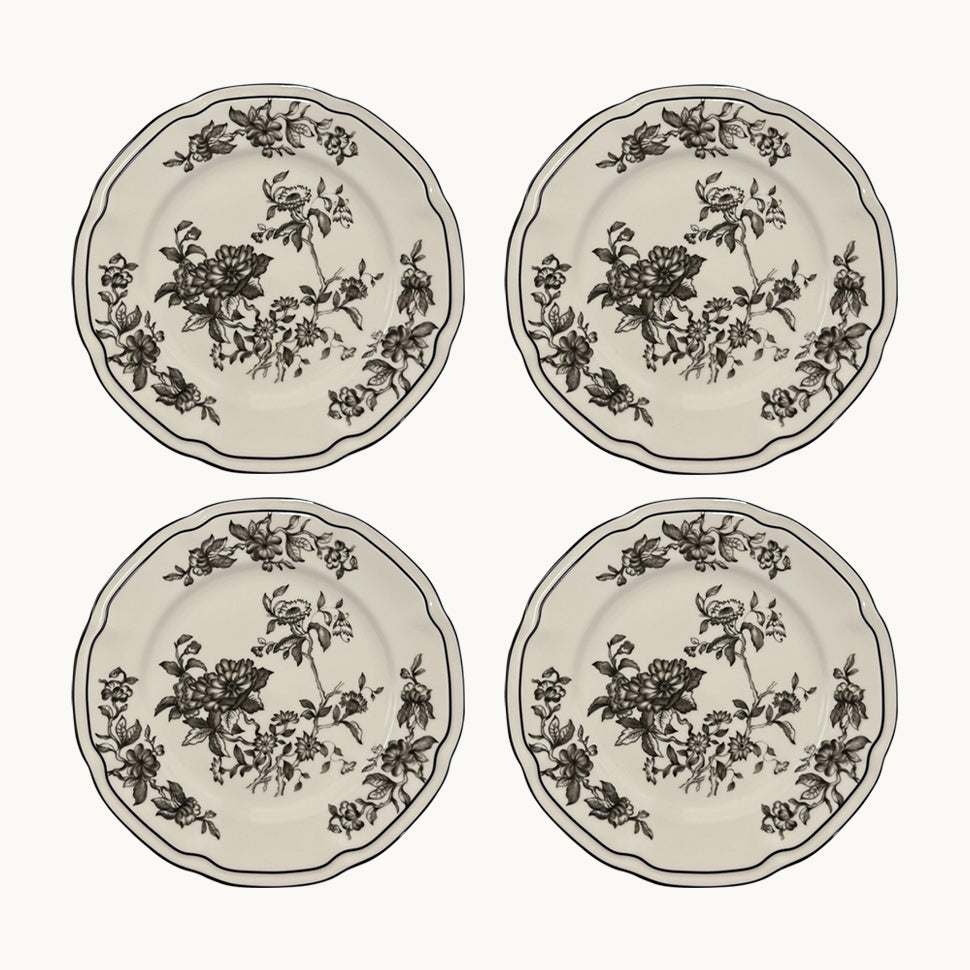 Byron white dinner plate (set of 4)