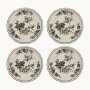 Byron white dinner plate (set of 4)