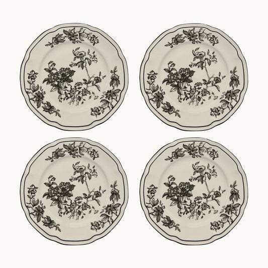 Byron white dinner plate (set of 4)