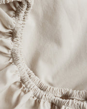 Brushed Cotton Fitted Sheet (Bone)