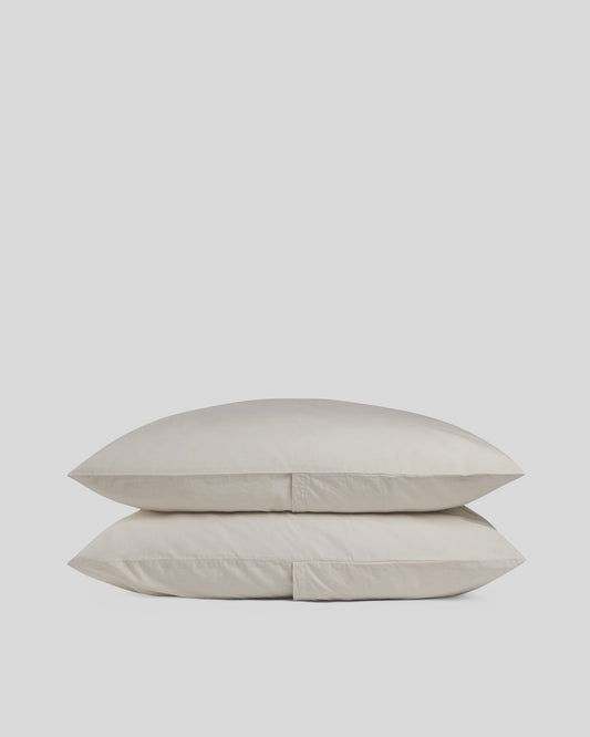Brushed Cotton Pillowcase Set (Bone)