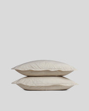 Brushed Cotton Sham Set (Bone)