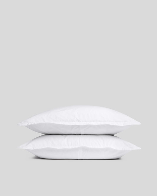 Brushed Cotton Sham Set (White)