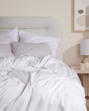 Brushed Cotton Top Sheet (White)