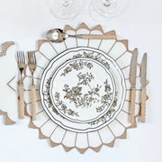 Byron white dinner plate (set of 4)