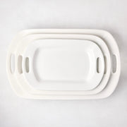 Ceramic Medium Handled Serving Platter