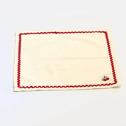 Cherry Crush Embroidered Napkins , Set of 6 - 16x16 Inches