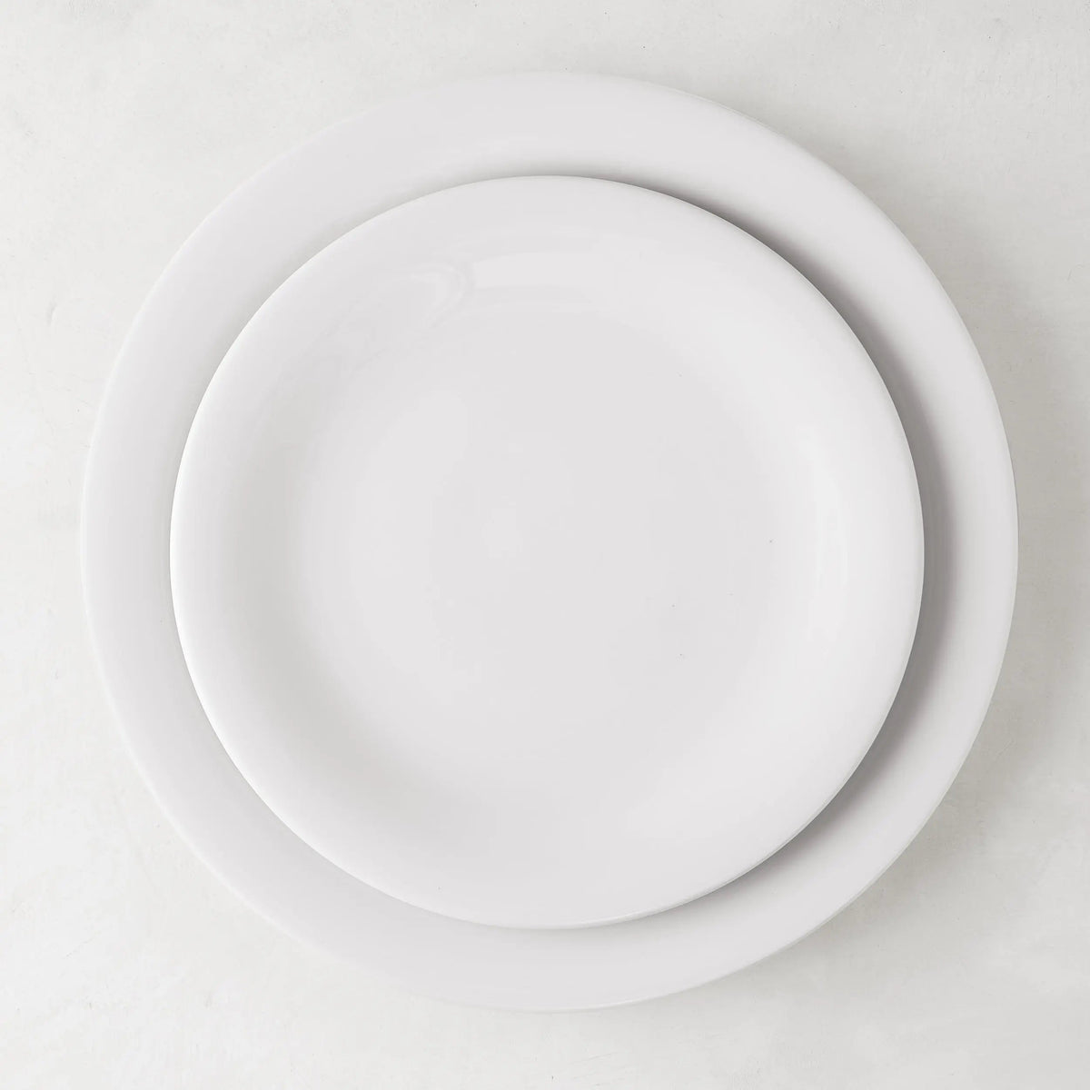 City White Porcelain Dinner Plate