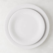 City White Porcelain Dinner Plate