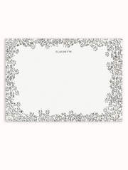 Stationery & Notepad Gifting Set- Embroidered Cocoa