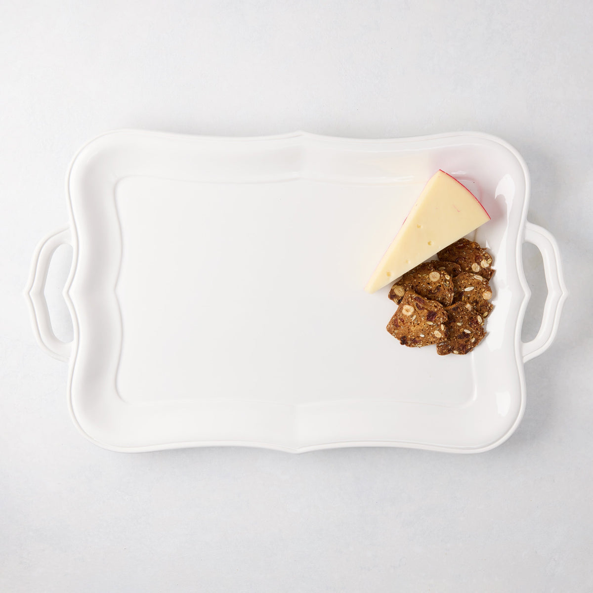 Colette Large Ceramic Handled Serving Platter