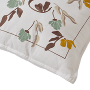 Hand Embroidered  Bouquet Pillow Cover 20" x 20"