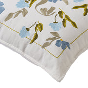 Hand Embroidered  Bouquet Pillow Cover 20" x 20"