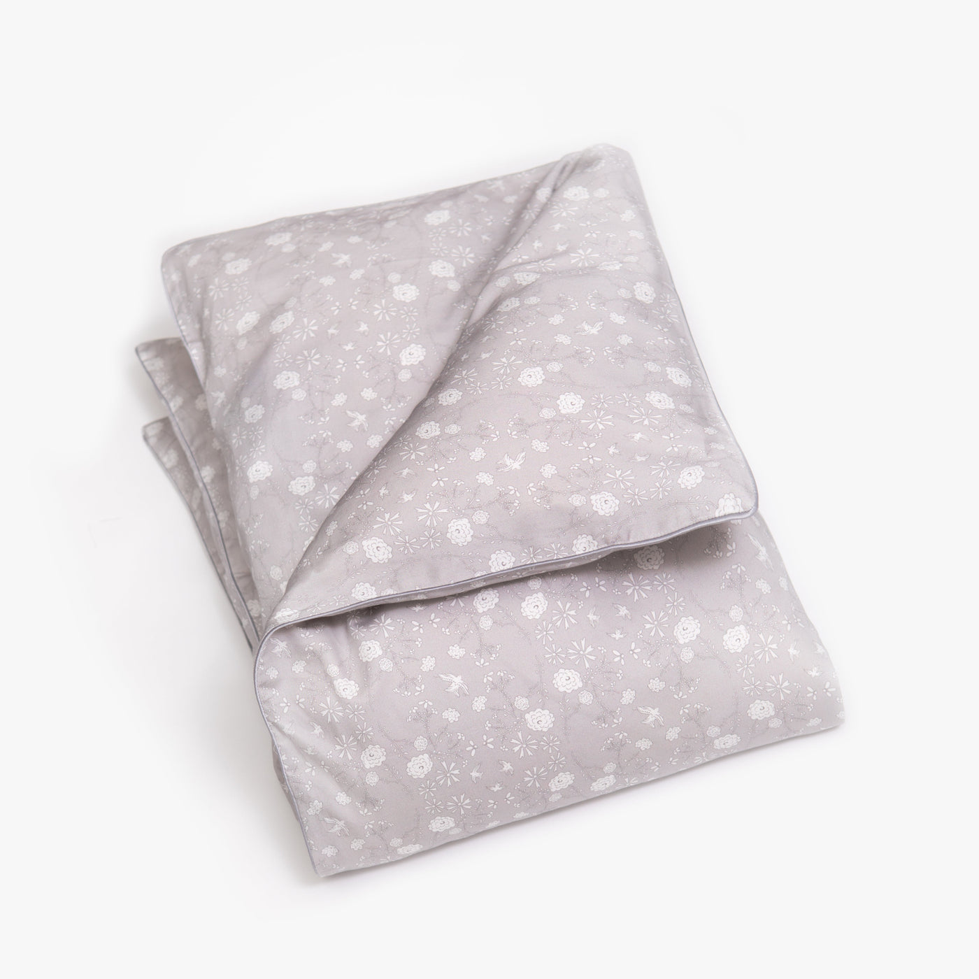 Bird’s Song Baby Duvet - Grey