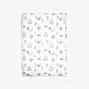 Adventures in Wonderland Baby Duvet - Aqua