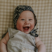 Picnic Gingham Crib Sheet - Beige
